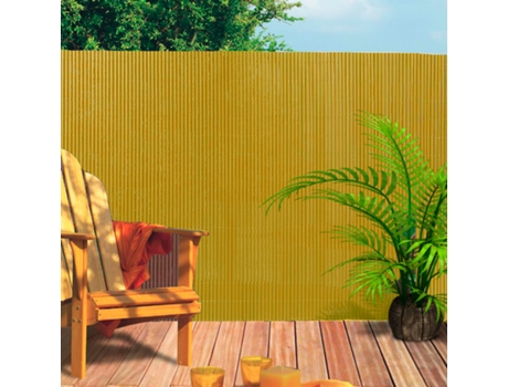 Cañizo Sintético NORTENE Plasticane 300X150 Cm Malla de Ocultación para Jardín Y Terrazas 85% de Ocultación Color Beige