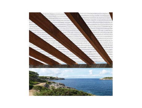 Malla de sombreo Blanca - Rollo 100m 2 m. de ancho