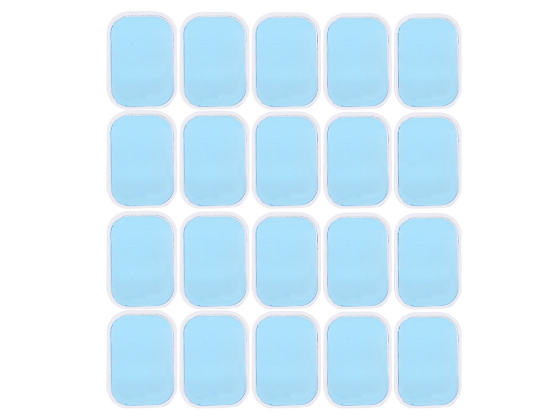 20 láminas de gel para electroestimulación abdominal (10 unidades)