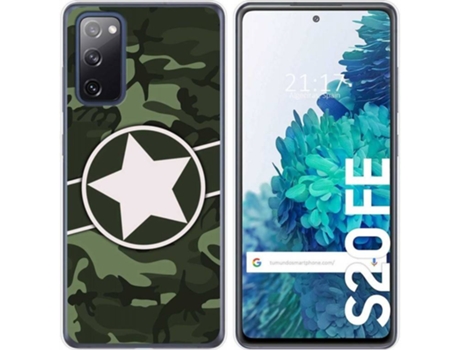 Carcasa Samsung Galaxy S20 FE TUMUNDOSMARTPHONE Camuflaje 01 Multicolor