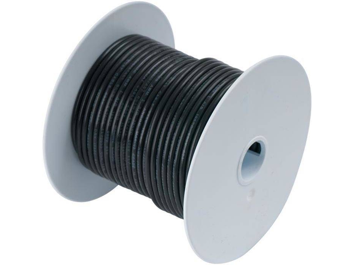 Cabo ANCOR Tinned Cooper Wire 10 Awg/2 Negro