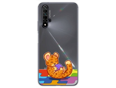 Carcasa Huawei Nova 5T / Honor 20 TUMUNDOSMARTPHONE Dibujos Transparente Multicolor