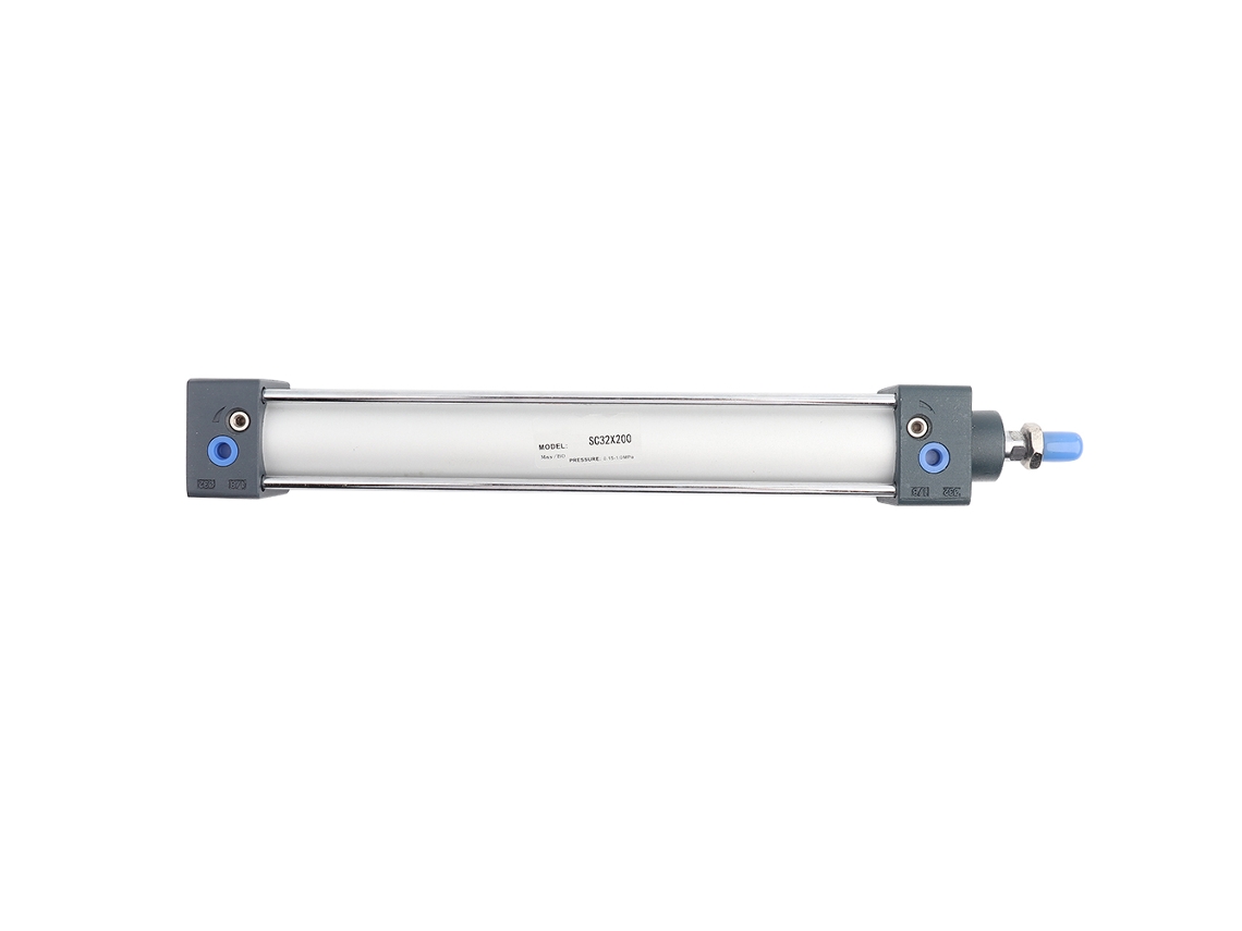 Cilindro Neumático De Doble Efecto Con Cigüeñal De 32 Mm, Diámetro Interior De 200 Mm Y Carrera Estándar.