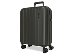 Maleta de Viaje MOVOM Wood Gris (55 x 38.5 x 20 cm - 37 L)