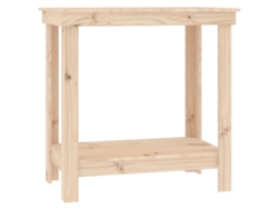 Maison Exclusive - Banco De Trabajo De Madera Maciza De Pino 80x50x80 Cm