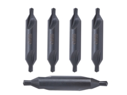 5 Brocas De Centrado Hss Tipo A Para Acero Inoxidable Y Matrices Con Espiral Totalmente Rectificada De 4 Mm
