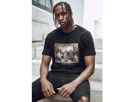 T-shirt MISTER TEE Algodón Hombre (Negro - XS)