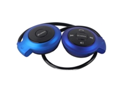 HURRISE Auriculares Deportivos Bluetooth con Cancelación de Ruido y Micrófono para Ios y Android Azul