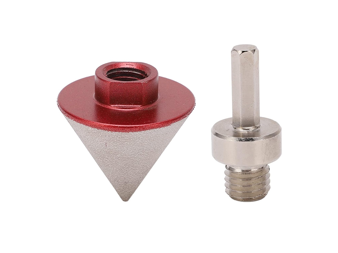 Broca De Biselado De Diamante De 48 Mm Con Convertidor, Fresa De Biselado Cónico De 60 Grados Para M