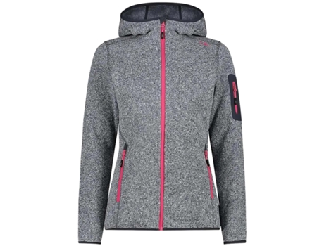 Chaqueta de Mujer CAMPAGNOLO Fix Hood Sintetico Gris (D46)