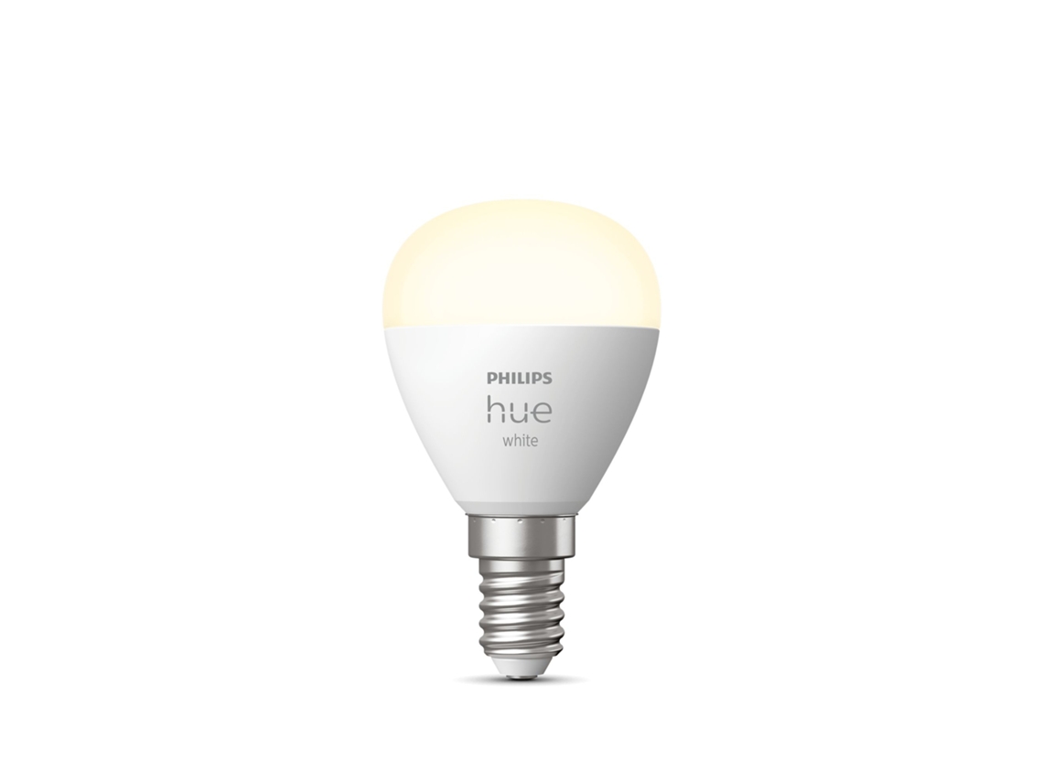 Philips Hue Blanca Esférica - Bombilla Inteligente E14 PHILIPS