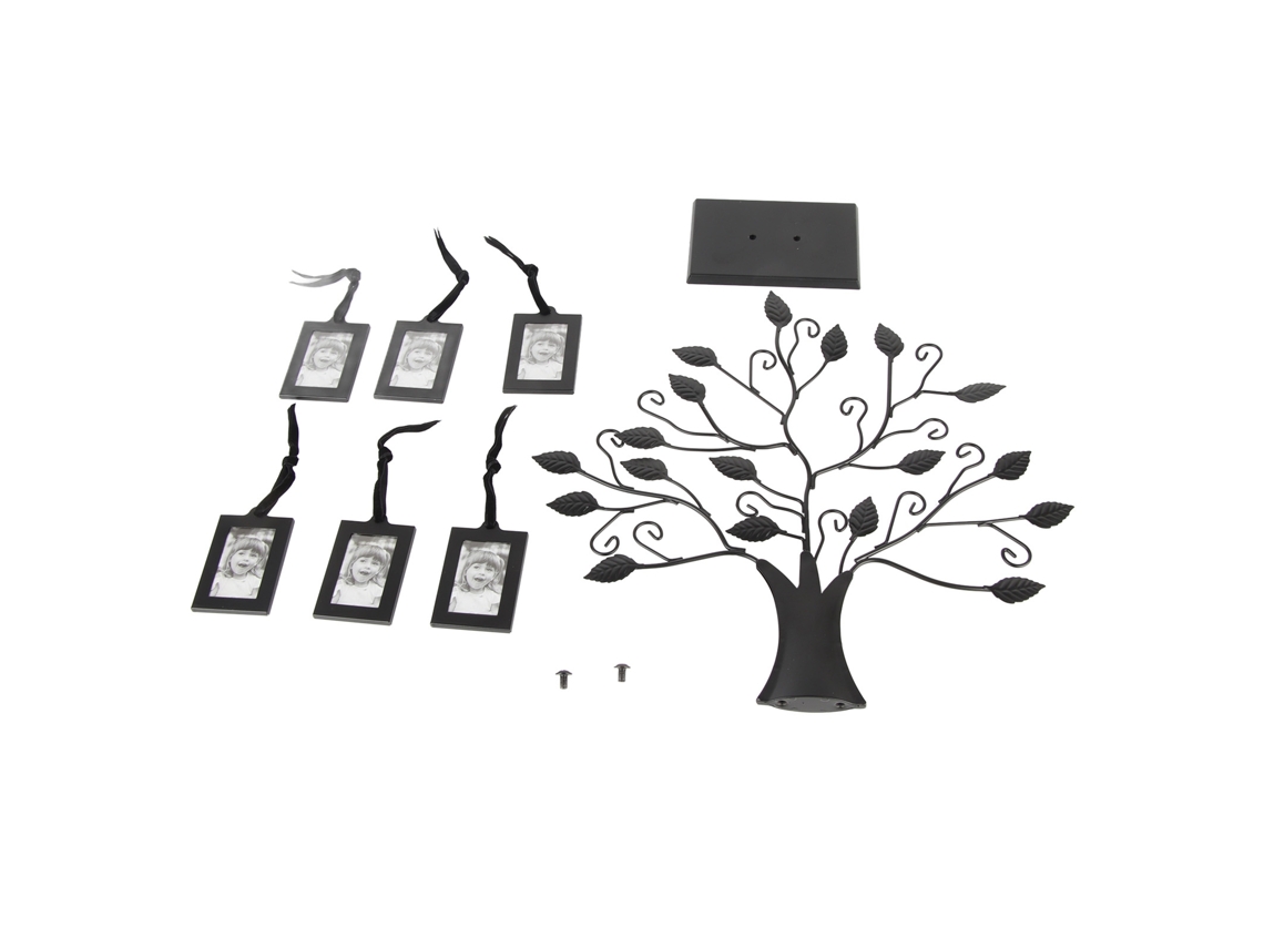 Baok - Árbol para exhibir fotos familiares con marcos colgantes - Decoración moderna para el hogar