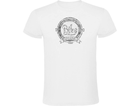 Camiseta de Hombre para Cicling KRUSKIS Bike Apparel Blanco (M)