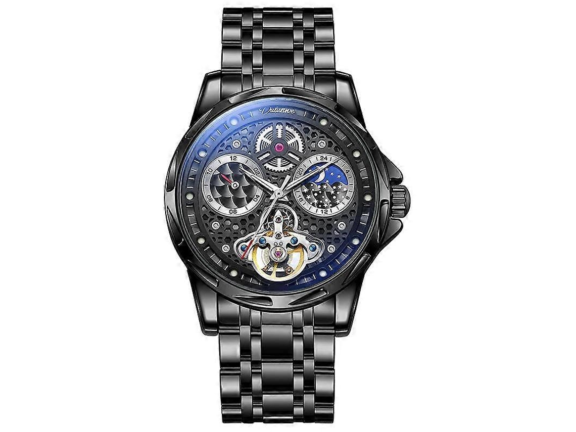 Reloj mecánico automático luminoso Dulunwe 6060c, resistente al agua hasta 30 m, Hengrongshen