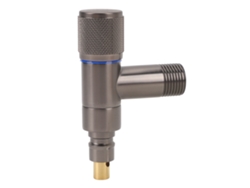 Grifo De Latón Para Manguera De Lavadora, Entrada G1/2 Dn15, Salida G3/8 Con Cierre Automático.