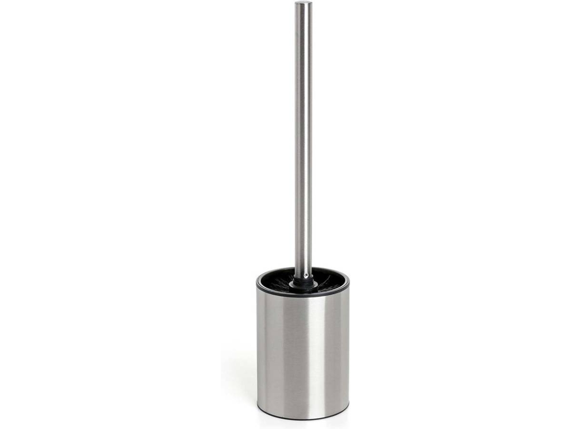 Escobillero TATAY Satin (Plateado - Plástico - 10.2 x 10.2 x 38.5 cm)