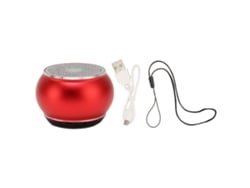 Altavoz Bluetooth Pequeño, Diseño Sencillo, Resistente Al Agua Ip67, Inalámbrico Portátil Para Ducha, Bicicleta, Coche, Rojo.