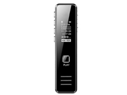 Mini grabadora de voz con reproductor MP3, carga USB, grabadora de voz de larga distancia con reducción de ruido de alta definición Yizhood (negro)