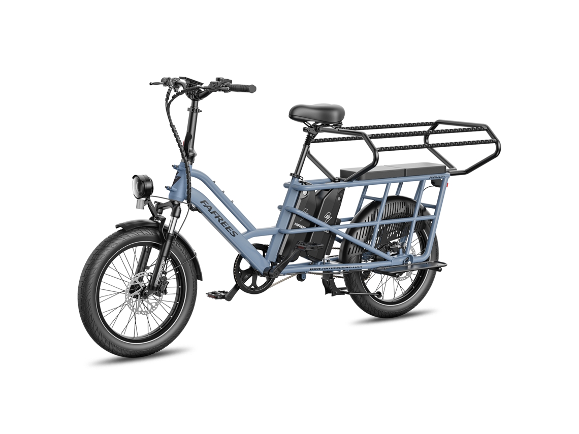 Bicicleta Eléctrica Fafrees Ff20 Cuv Longtail, 12 Ah X 2 Baterías, 250 W