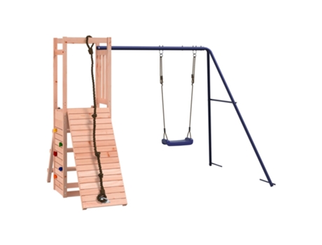 vidaXL Parque infantil de exterior madera maciza Douglas