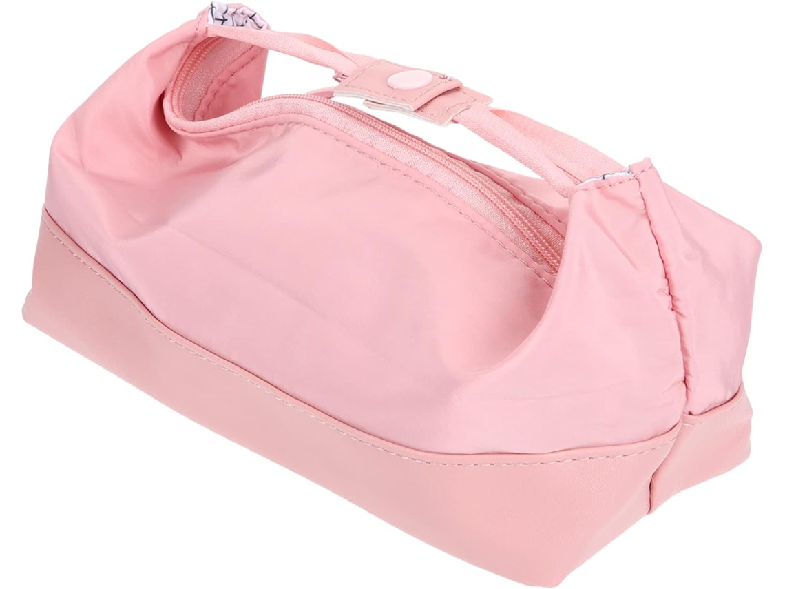 Estuche para lápices color té blanco, con función de almacenamiento y que también sirve como neceser.