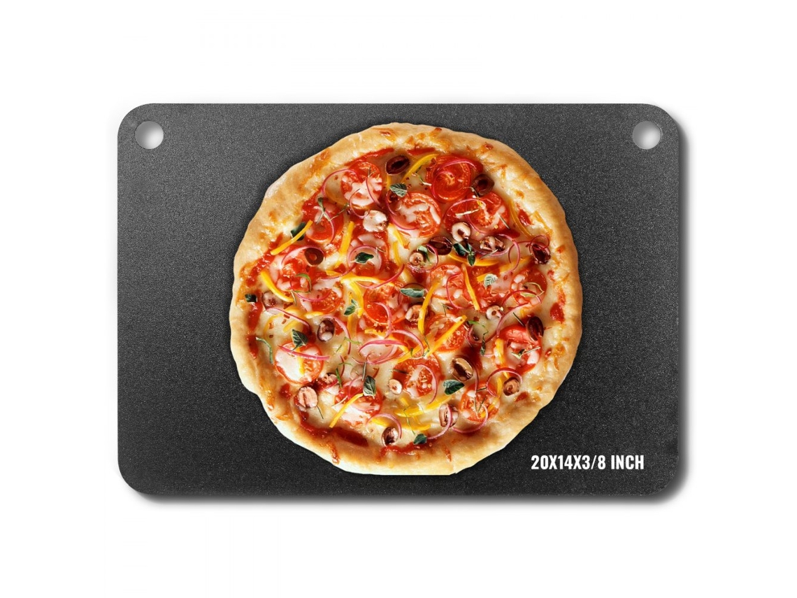 Estufa y horno para pizza de acero de alta conductividad 508x355x10mm Tekmaquinas
