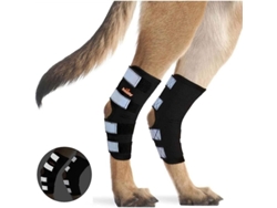 2026-soporte Para Tobillos De Perro Con Correas Reflectantes, Par De Brazaletes Para Lesiones Y Esguinces De Piernas Traseras M