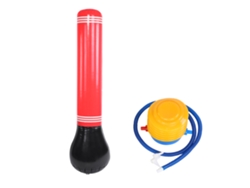 Saco de entrenamiento inflable para puñetazos y patadas con bomba de aire y pedal
