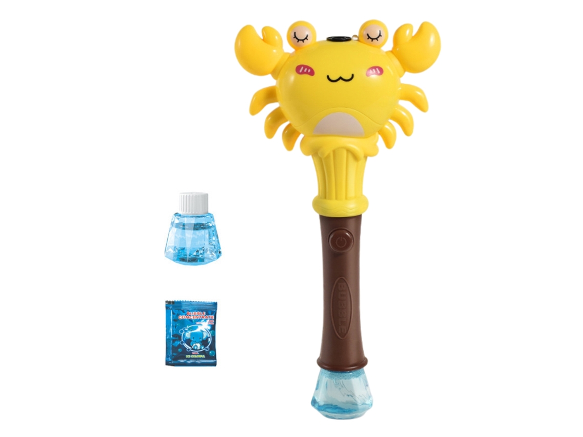 Dan26-varilla De Burbujas Cangrejo Musical Con Luces Máquina De Burbujas Automática Portátil Regalo Para Niños Niñas Y Niños