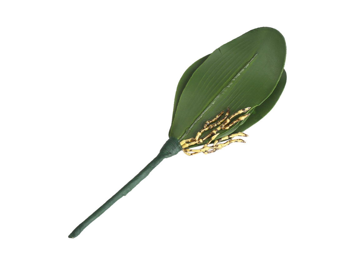 JILLIOPER 1/10 Unidades Hoja Verde Simulada de Orquídea Mariposa Planta de Arbusto Hierba Jardín Decoración
