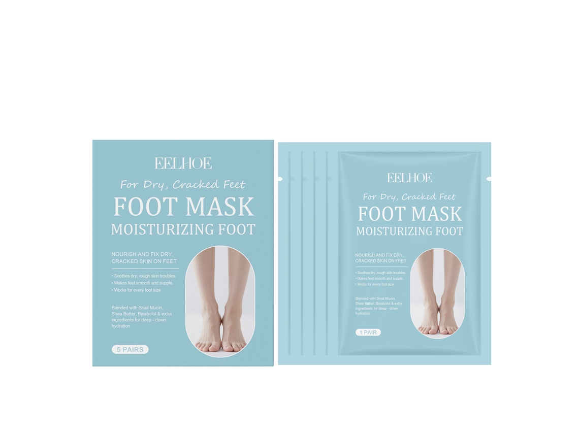 Mascarilla exfoliante e hidratante para pies Worten