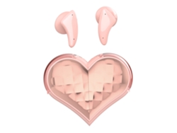 Auriculares Bluetooth 5.4 (rosas), Diseño En Forma De Corazón, Micrófono Hd.