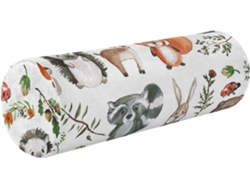 Almohada Fundas Cilíndricas Espuma (poliéster) (espuma Viscoelástica).brsoporte Soporte Muscular.brfácil
