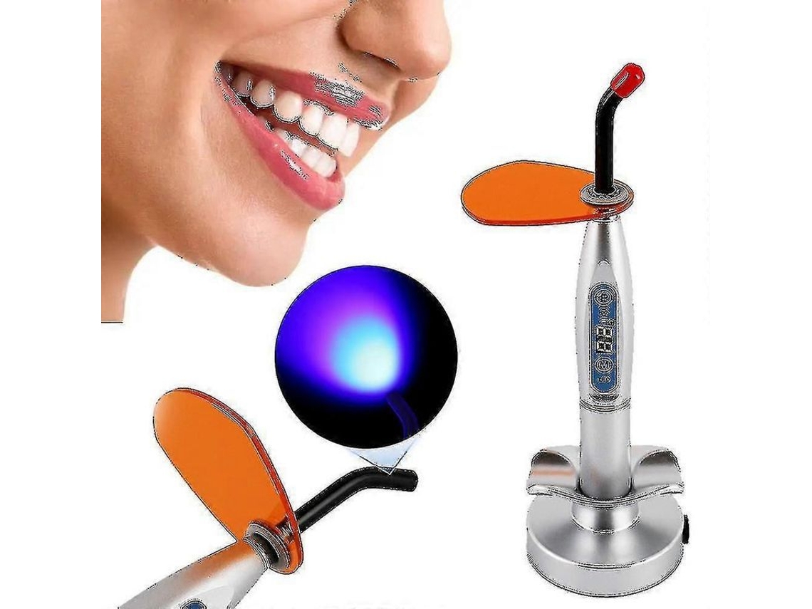 Lámpara De Fotopolimerización Dental Led Inalámbrica, Lámpara De Fotopolimerización Dental Sin Cables Y Ajustable.