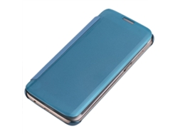 Cubierta Smart Flip (protección Smart Flip Espejo) Para Samsung S7 Edge Azul Claro