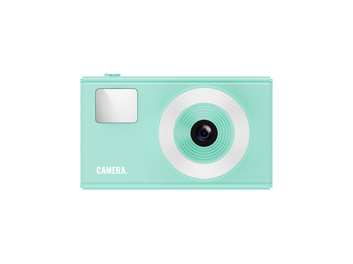 Cámara Digital Retro CCD Cámara Vintage 1080P para Adolescentes Tarjeta SD de 32 GB Zoom 16X Verde BISBISOUS