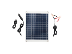 Panel Solar 15w Cargador Batería Coche 12v Kit Portátil Duradero Para Viajes Al Aire Libre