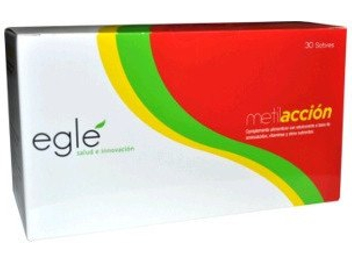 Complemento Alimentar EGLE Metil Accion 30 Sobres Xr (60 Cápsulas)