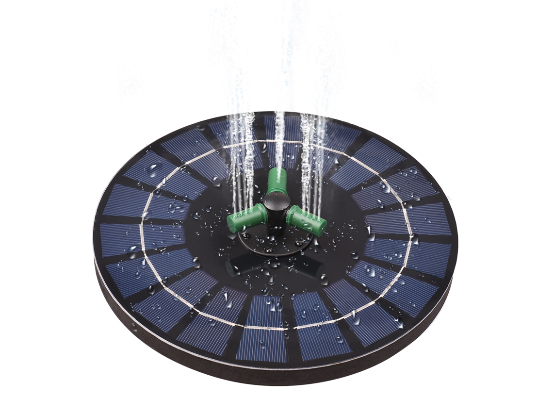 Bomba de fuente solar (bomba de agua solar con luz LED RGB)