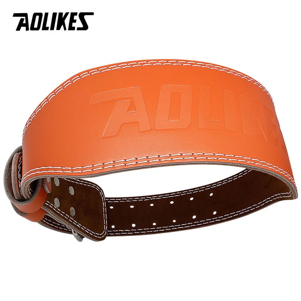 (marrón, Talla Xl) Cinturón De Fitness De Piel Con Hebilla, Adecuado Para Ejercicios Como Sentadillas, Protege La Columna Lumbar.