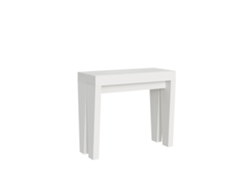 Consolas Spimbo Extensible hasta 300 cm ITAMOBY (90 x 40 x 77 cm - Paneles de Melamina - Fresno Blanco)