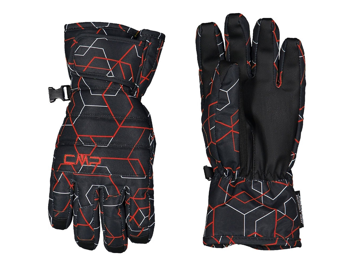 Guantes CMP Luvas Ski 6525102j Preto 5-6 Years Rapaz
