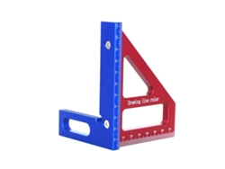 Regla Triangular De 45/90º, Lápiz De Marcado De Aluminio, Herramienta De Medición, Carpintería, Ingeniería.