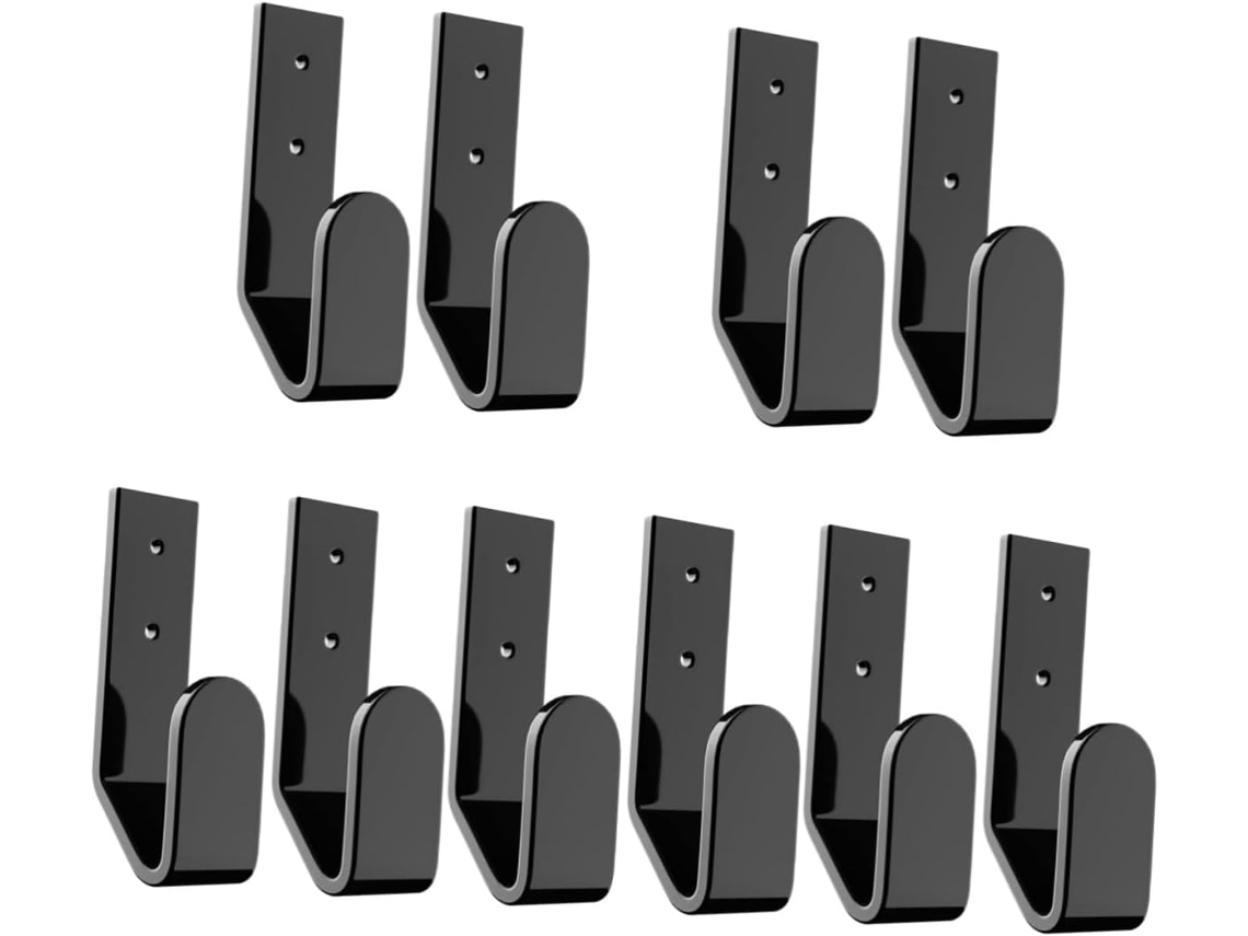 10 Soportes De Pared Para Teclados De Ordenador, Ganchos Resistentes.