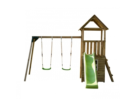 Parque Infantil Masgames Tibidabo Xl Con Casita Y Columpio MASGAMES OUTDOOR GAMES