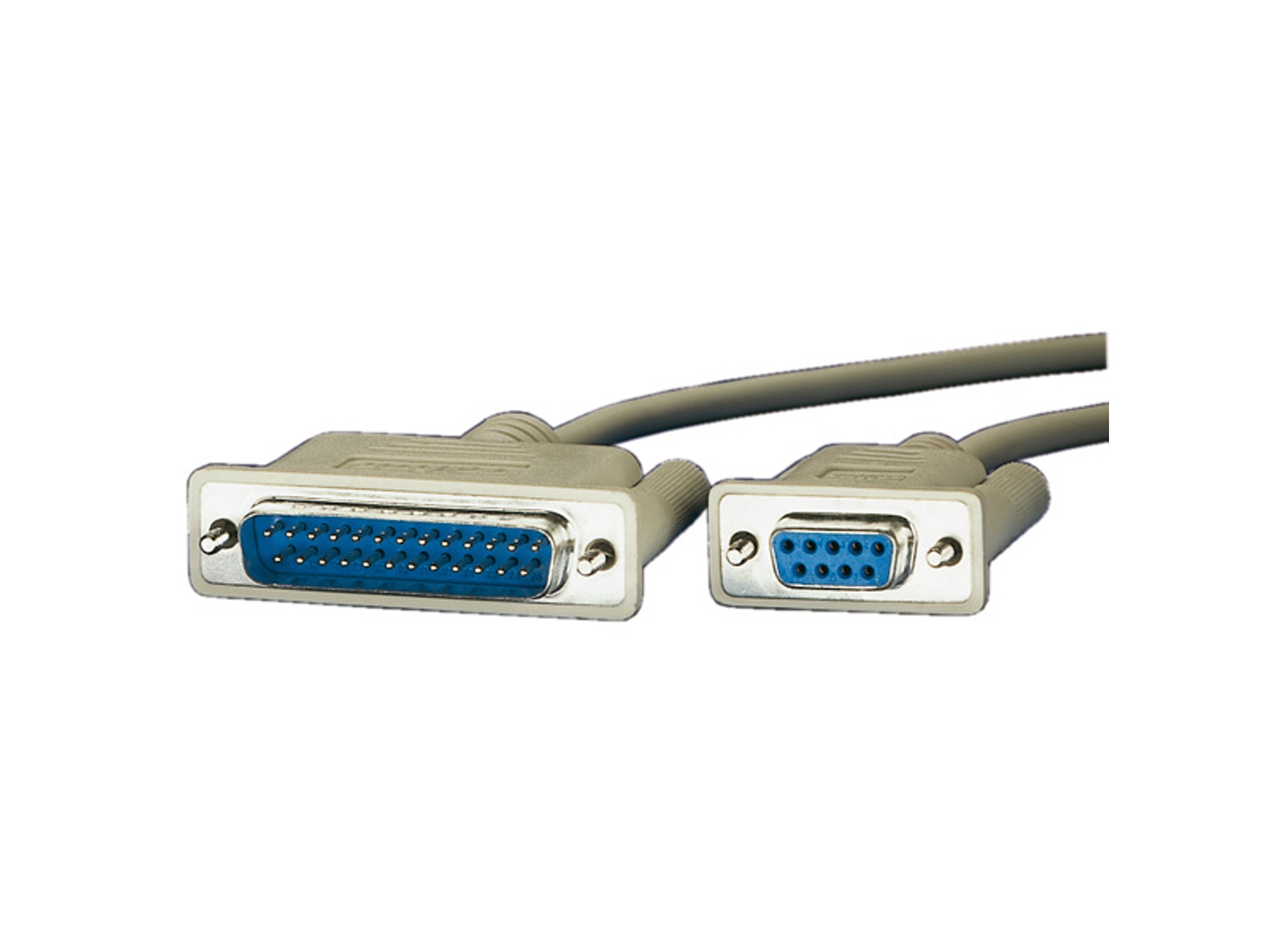 Cable de Serie ROLINE (DB9 F - DB25 M - 1.8m)