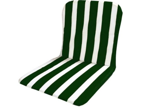 Playa cojin monobloc bajo (4 und)verde-blanco 75x42x1.5cm 10002