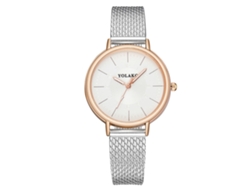 Reloj De Pulsera Zhoulianfa Para Mujer Con Diamantes De Imitación, Acero Fino, Movimiento De Cuarzo (rutenio).