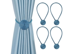 Abrazaderas magnéticas para cortinas de poliéster de alta calidad, ajustables, fáciles de usar, sin necesidad de taladrar, se instalan fácilmente.