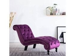 Sofá Chaise Longue (TercioPielo - Roxo)